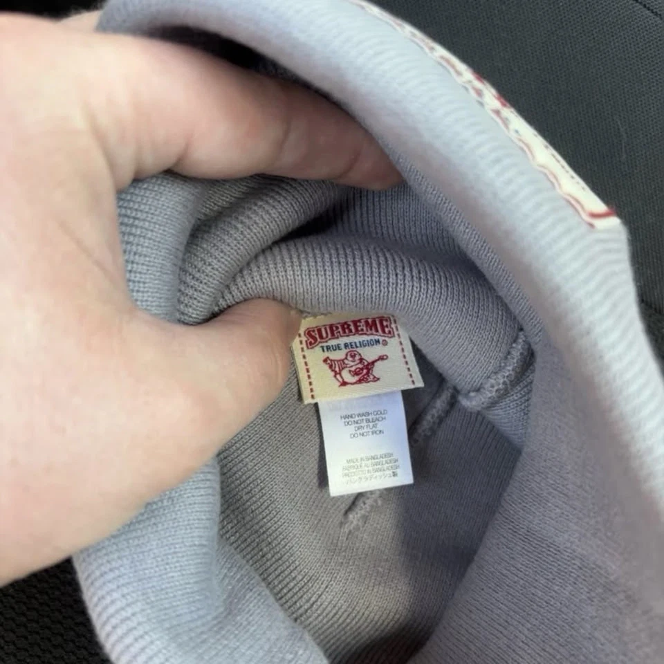 Gorro Supreme True Religion gris claro - FW21 - EE. UU. - agotado en todas partes / raro Foto 3 de 4