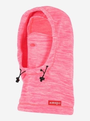 Sturmhaube Kapuze Pink Snowboard Gesichtsmaske Airhood Airhole Micro Fleece M/L UVP 49£