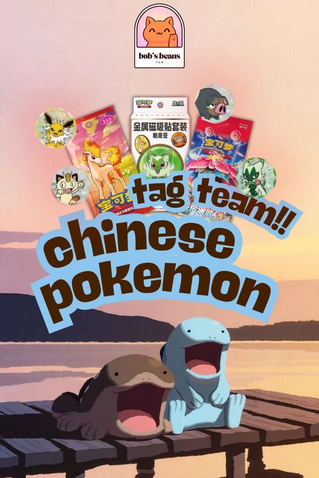 CHINESE POKEMON PACKS ✌️ - TAG TEAM - GEM PACK BAGS AND MORE!
