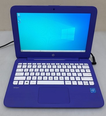 HP Stream 11.6 Laptop Intel Celeron 2GB RAM 32GB eMMC Win 10 FUNKTIONIERT NUR AM NETZ
