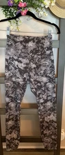 Lululemon Align Pant II 24" Size 4 Color Floral Illusion Ice Grey Multicolored 