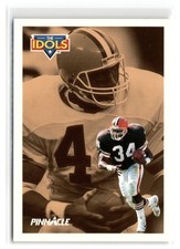 1991 Pinnacle Football Kevin Mack Earnest Byner The Idols #376 Cleveland Browns