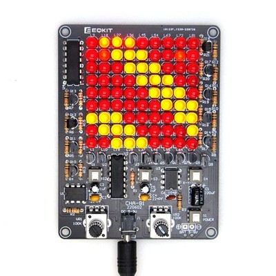 Gikfun LED Chaser Löten Übungsset Leiterplatte 81 LEDs für MINT Elektroni...