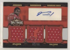 2006 Topps Triple Threads Auto Relics 7/18 Jerious Norwood #TTRA-137 Auto 0c3