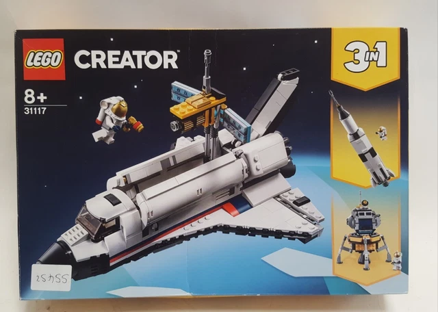 LEGO Creator 3in1 Space Shuttle Adventure Set 31117 Complete Boxed #Live