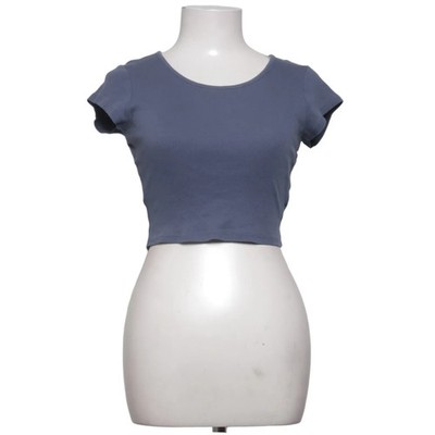 FB Sister, T-shirt, Größe: L, Blau, Einfarbig, Rippenstrick, Damen #umX