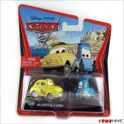 Disney Pixar Cars 2 Race Team Guido and Luigi #10 and #11 - Picture 1 of 1