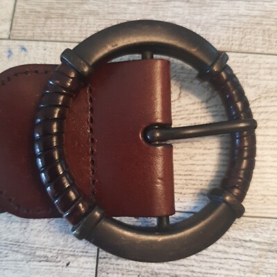 Size Large Woven Leather Belt Brown Braided Boho Western NEW Size Large Woven Leather Belt Brown Braided Boho Western NEW  main image 2
