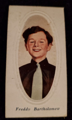 Vintage 1936 SCREEN STARS: FREDDIE BARTHOLOMEW - Rare Tobacco Trading Card #29