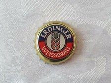 Erdinger Weissbräu Bierflasche Top Krone Kappen gebraucht Lager Deutschland
