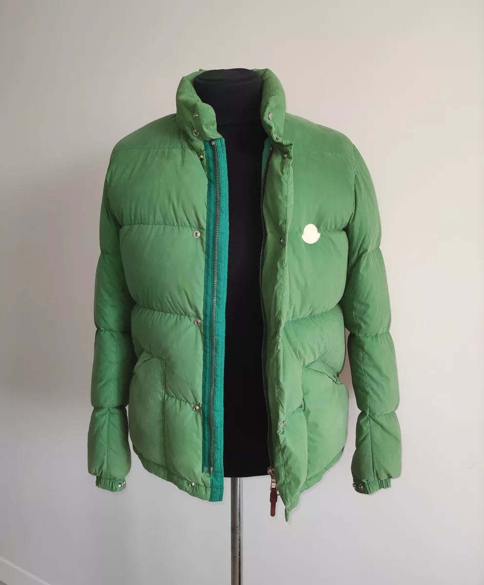 Moncler x Visvim Borosiri Mens Cotton Polyamide Green Down Jacket