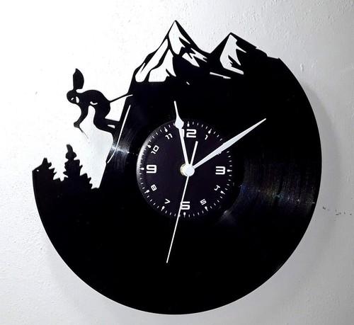 OROLOGIO DA PARETE - Idea Regalo - MONTAGNA NEVE ALPINISMO SCIARE SCI | eBay