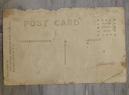 Cartolina nativi americani capo indiano e famiglia RPPC 1909 W.H. Martin danneggiato - Foto 5 di 8