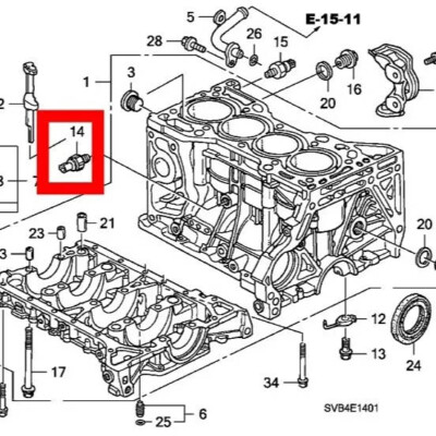 Sensor De Golpe Original OEM Honda 30530-PRC-003 – Civic, S2000, RSX, CSX, Fabricado En Japón