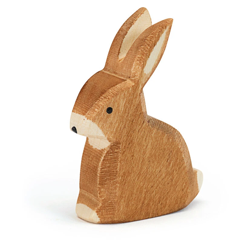 Hase sitzend - Ostheimer 15001 Holzfigur NEU