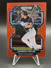 2022 Panini Prizm Draft Picks Andrew Pintar Red Mojo Prizm #PDP138