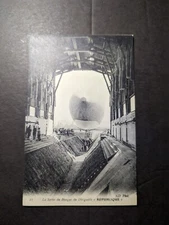 Mint France Aviation Military Republique Zeppelin RPPC Postcard