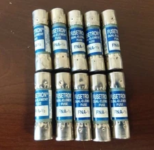 BUSSMANN FUSETRON FNA-1/2- 1/2AMP, 250V FUSES- LOT OF 10