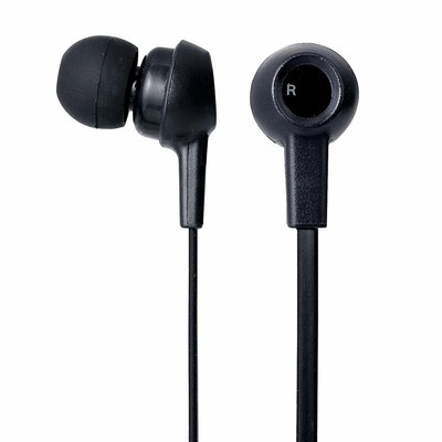 Elecom earphones black LBT-HPC12MPBK 