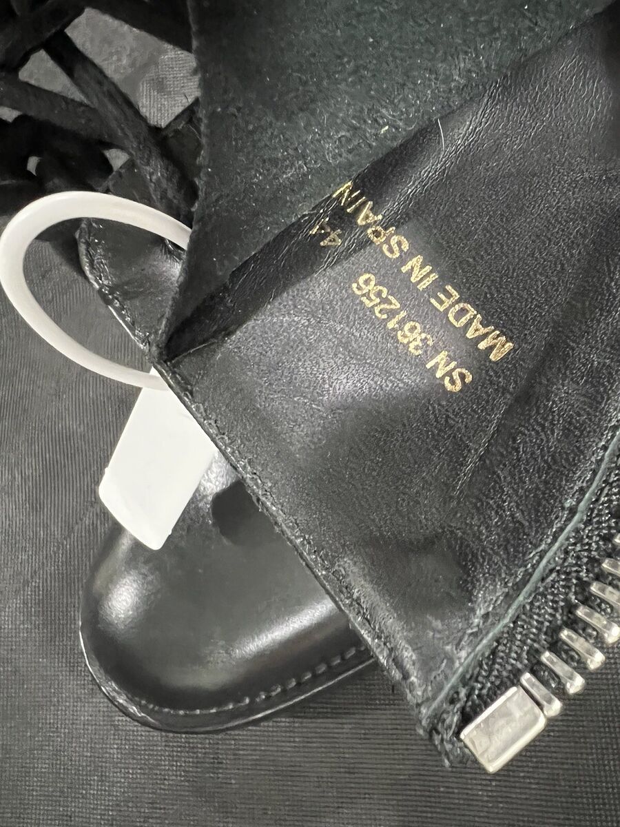 Saint Laurent Hedi Slimane combat Double Zip boots. 44.5 Saint Laurent Hedi Slimane combat Double Zip boots. 44.5