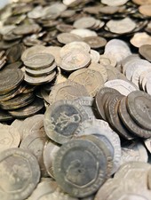 £100  worth KEYS OF GIBRALTAR TWENTY PENCE 20P 500 x Coins SCARCE - mixed dates