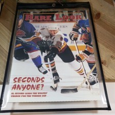 EDITION #1 Rare Look 1995-1996 Chicago Wolves Official Magazine 