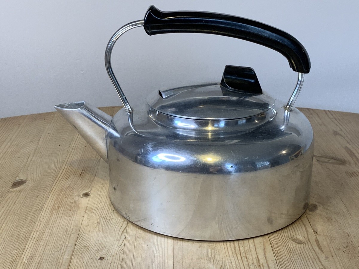 VINTAGE RETRO SWAN ALUMINIUM/ALLOY KETTLE EXCELLENT CONDITION