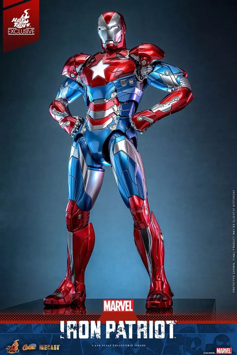 New Hot Toys CMS021d68 Iron Patriot 1/6 Comics Version