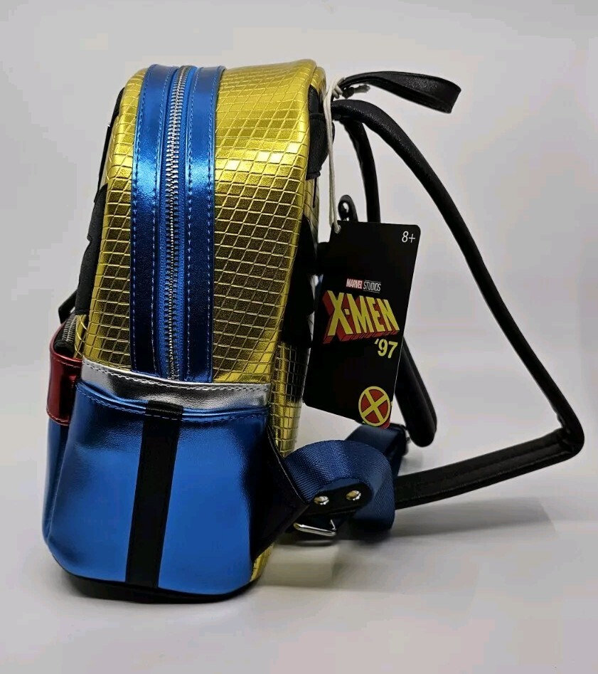 【Lounge Fly】Marvel X-Men Wolverine Cosplay Mini Backpack Loungefly Marvel Shine Wolverine Cosplay Mini Backpack