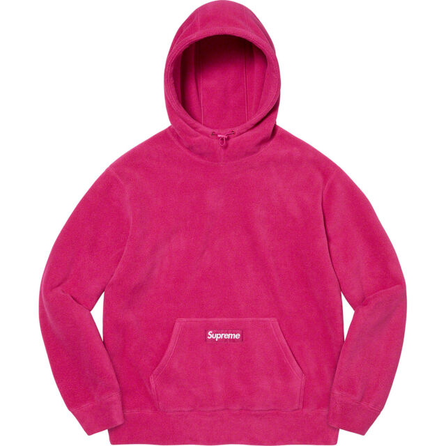 SUPREME POLARTEC HALF ZIP PULLOVER (NATURAL) (M) FW21 TNF box logo