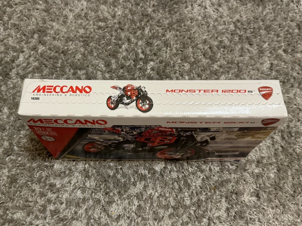 MECCANO Monster 1200S Moto 16305 Spin Master Bike Building Kit - New and Sealed - Image 3 of 4