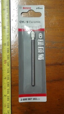 6mm size BOSCH CYL-9 Ceramic tile porcelain fast drill bit OL 82mm