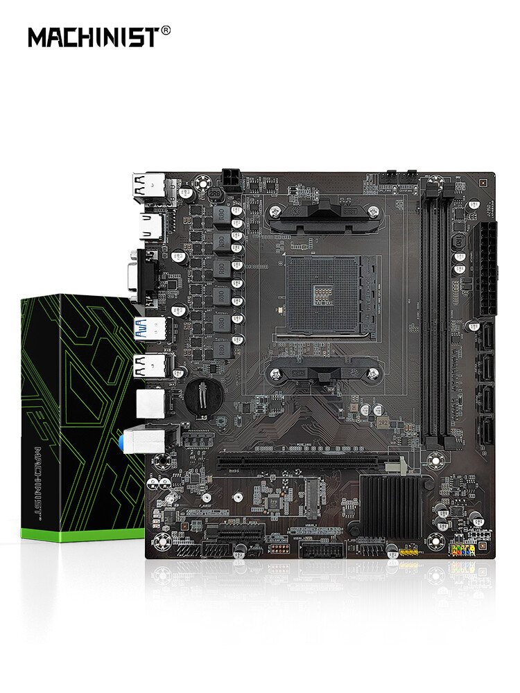 For AMD Ryzen 1-5 Gen CPU B450 Motherboard AM4 HDMI VGA DDR4 RAM