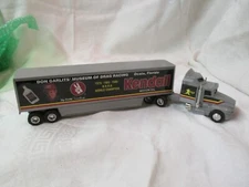 Vintage Ertl Diecast metal Kenworth T600A Tractor Trailer Kendall Motor Oil