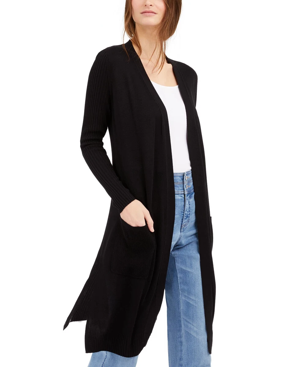 Womens black deals duster cardigan