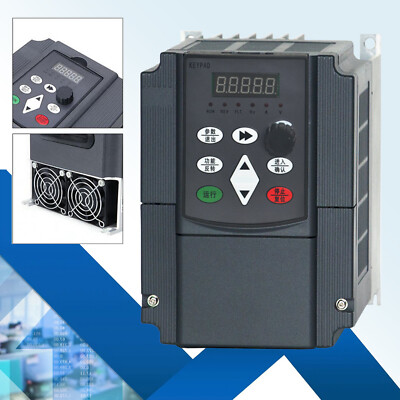 7.5KW 10HP 220V Variable Frequency Drive Inverter Single To 3 Phase CNC ...