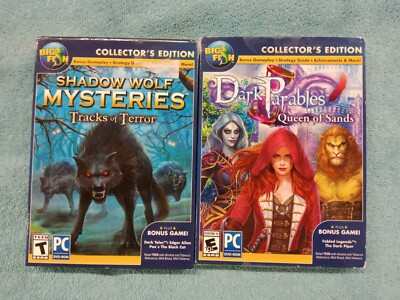 Shadow Wolf Mysteries Tracks Of Terror/Dark Parables queen PC Games NEW SEALED