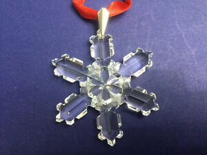 Swarovski 1992 Ornament Crystal Christmas Star Snowflake 168690 / SCO1992. MINT