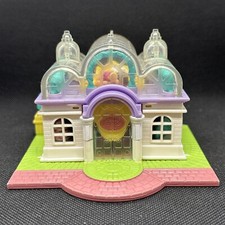 1994 Vintage Polly Pocket Light Up Bridal Salon set with dolls Incomplete 