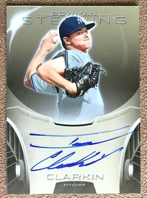 Ian Clarkin 2013 Bowman Sterling Prospect Autographs #BSAP-IC Yankees Rookie MLB