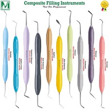 Dental Composite Filling Instruments Silicon Handle restorative instruments