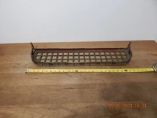 Bronze /brass SHELF Rack old Kitchen, Bathroom RR train Pullman, antique VINTAGE