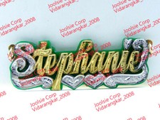 PERSONALIZED 14K GOLD PLATED ONYX / ACRYLIC NAME PLATE NECKLACE ANY NAME /COLOR