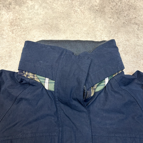 Pendleton Rain Jacket Womens XS Full Zip Checkered lined Windbreaker, Blue - Picture 5 of 10