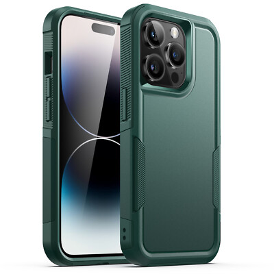 Case for iPhone 14 Pro Max 6.7-Inch, Heavy Duty Dual-Layer Rugged