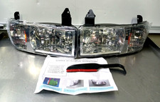 Spec-d Dodge Ram 150025003500 94-01 Led Crystal Headlights Set Rl