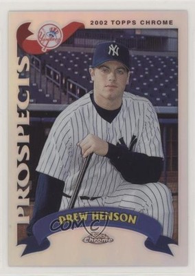 2002 Topps Chrome Traded & Rookies Refractor Drew Henson #T155 n1u