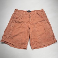 Polo Ralph Lauren Mens Multipocket Utliity Paratrooper Cargo Shorts 34 Pink