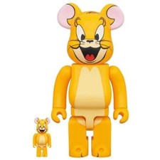 BEARBRICK X TOM AND JERRY (JERRY) CLASSIC COLOR 100% & 400% SET