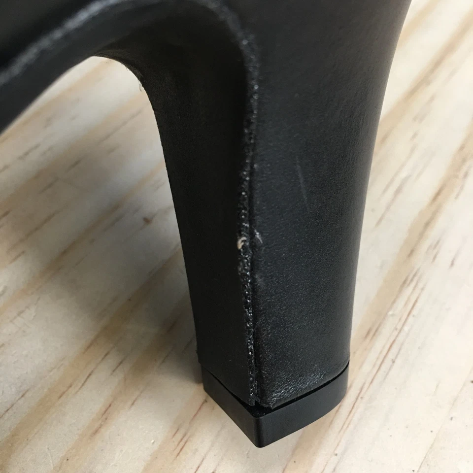 Botas La Scarpa Mujer 37 Botín Negro Cremallera Lateral Informal Cómodas Tacones Cono Foto 3 de 4